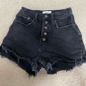 Abercrombie denim shorts 00 curve love